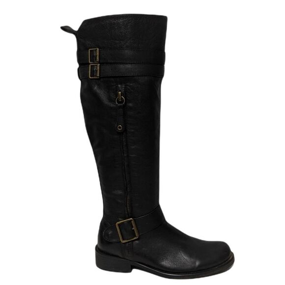 MIZ MOOZ Kellen Leather Buckle Riding Boots 6 - Picture 9 of 9